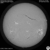 Latest Mauna Loa image of the Sun Latest Mauna Loa image of the Sun